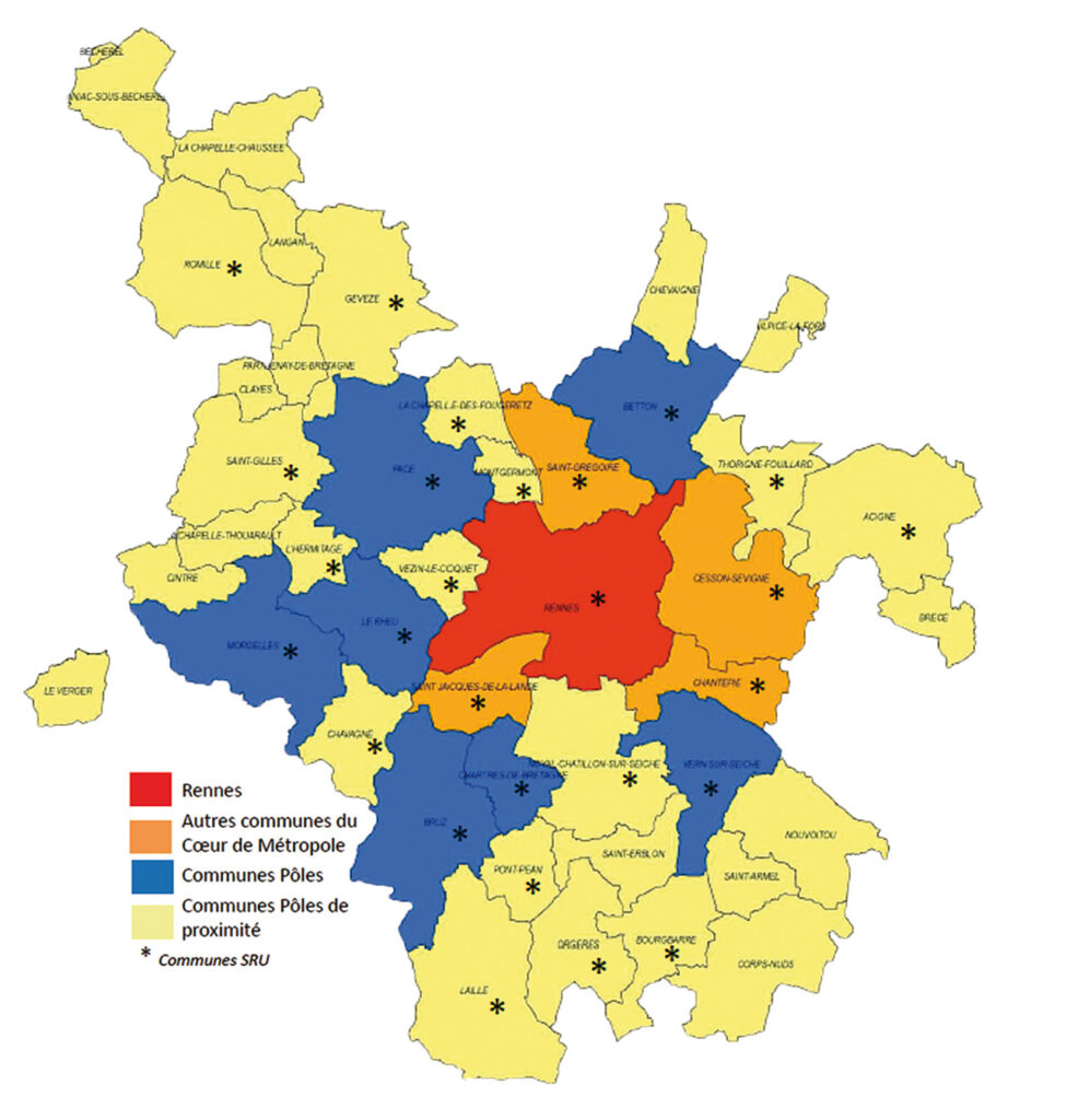 Les territoires de mise en oeuvre du PLH